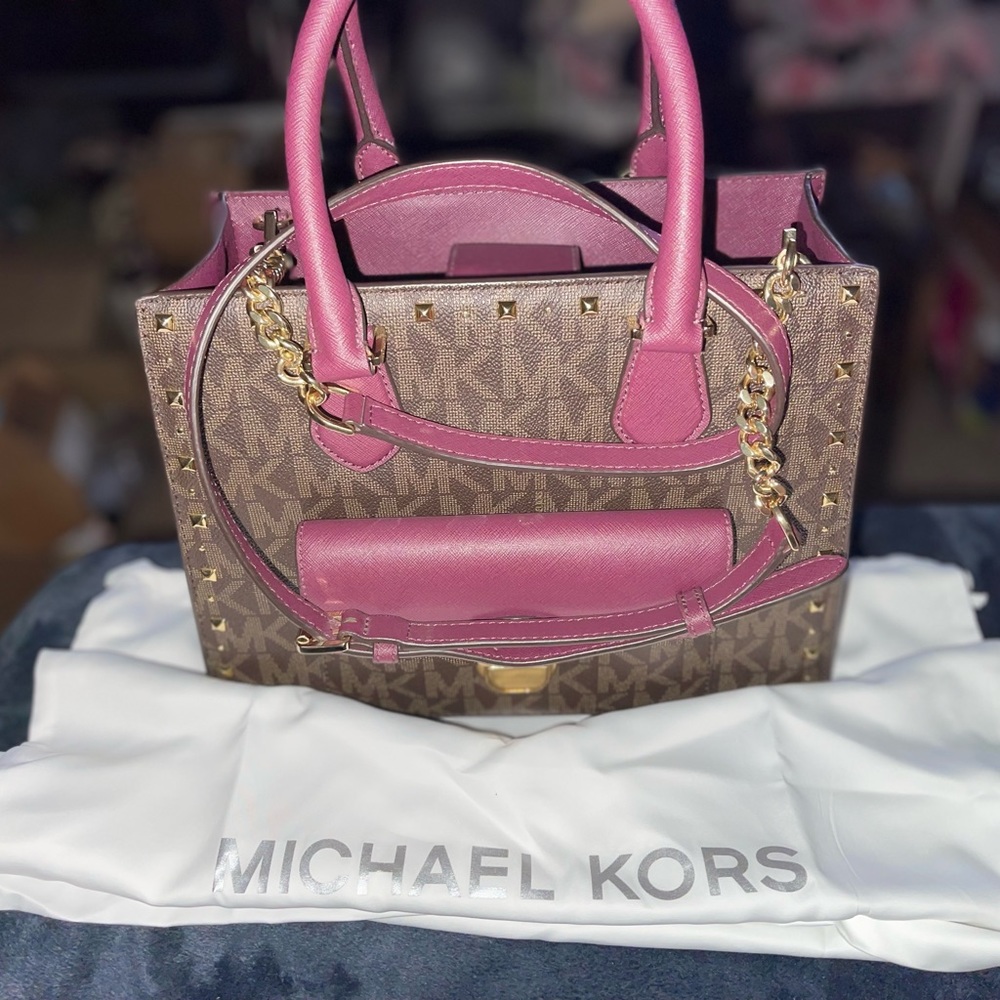 Michael Kors Studded Bridgette MD Tote